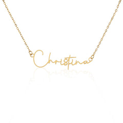 Signature Name Necklace