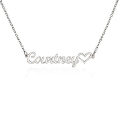 Heart Name Necklace