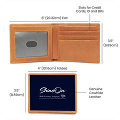 Buyer Upload Leather Wallet