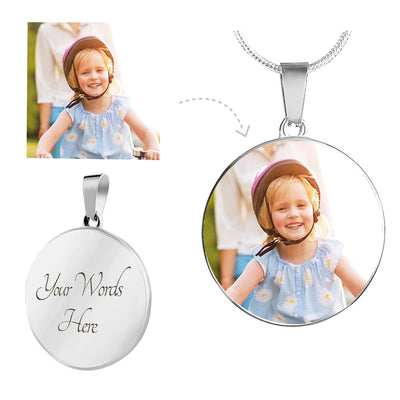 Engraving Circle Necklace